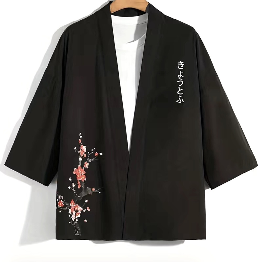 Black Hanten Style Jacket